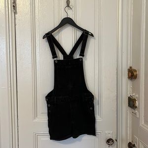 Madewell Black Overalls